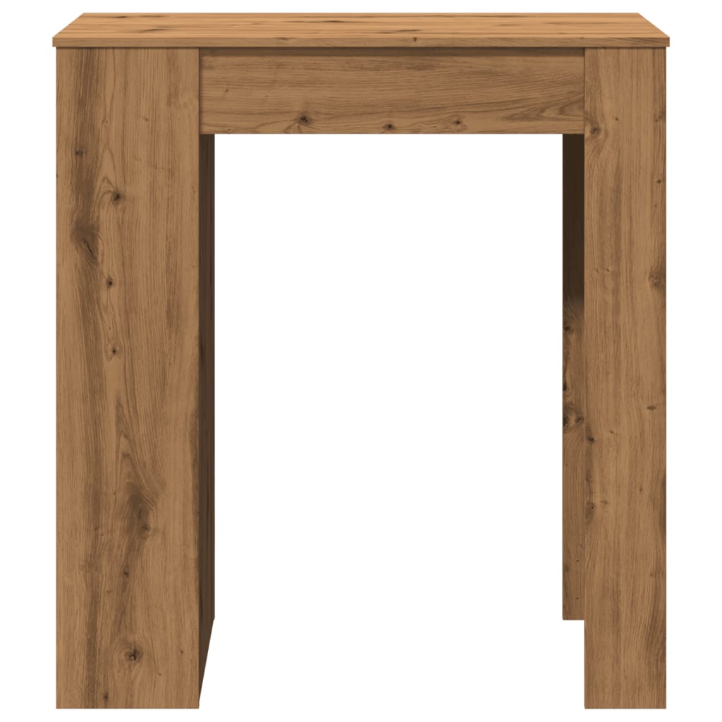 Bar Table With Racks Artisan Oak 95X47X103.5 Cm Engineered Wood