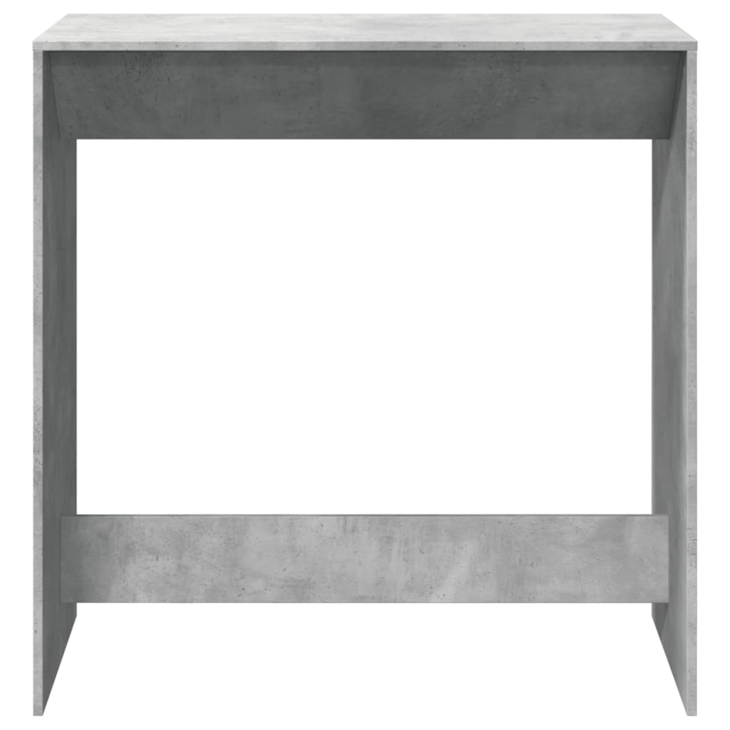 Bar Table Concrete Grey 102X50X103.5 Cm Engineered Wood