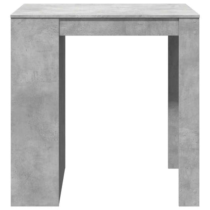 Bar Table Concrete Grey 102X70X103.5 Cm Engineered Wood