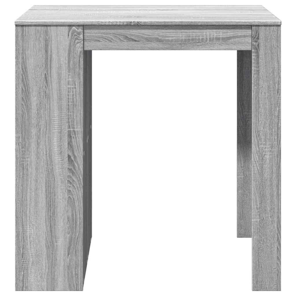 Bar Table Grey Sonoma 102X70X103.5 Cm Engineered Wood