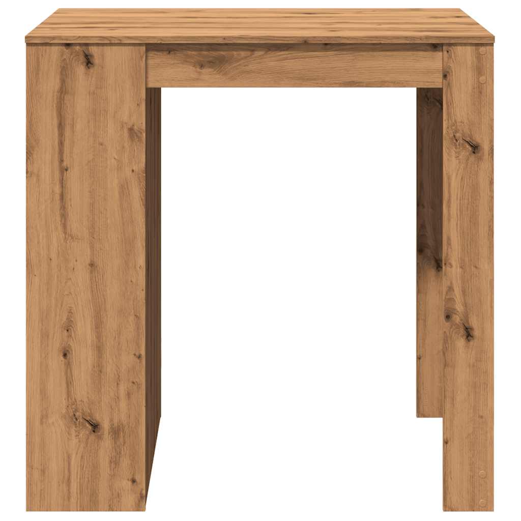 Bar Table Artisian Oak 102X70X103.5 Cm Engineered Wood