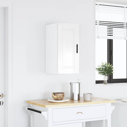 Kitchen Wall Cabinetâ Porto High Gloss White Engineered Wood