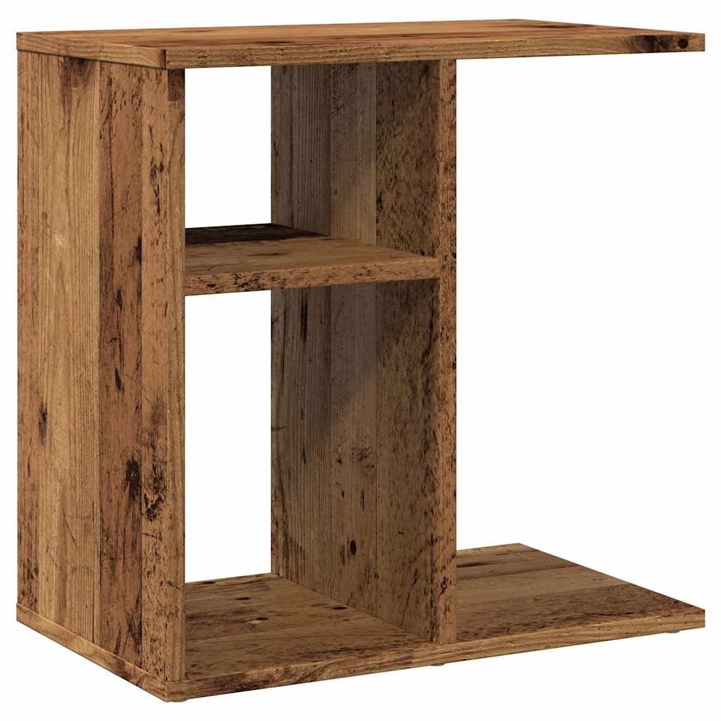 Side Table Old Wood 50X30X50 Cm Engineered Wood