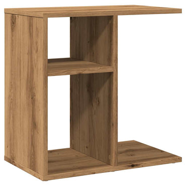 Side Table Artisan Oak 50X30X50 Cm Engineered Wood