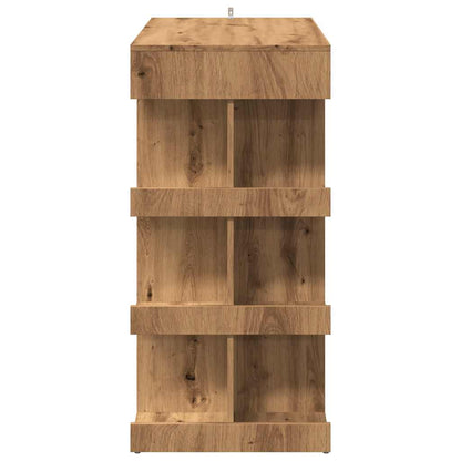 Bar Table With Storage Rack Artisan Oak 100X48X101.5 Cm