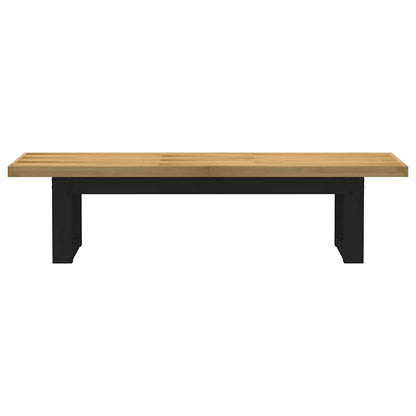 Dining Bench Noain U-Shaped Legs 180X40X45 Cm Solid Wood Pine