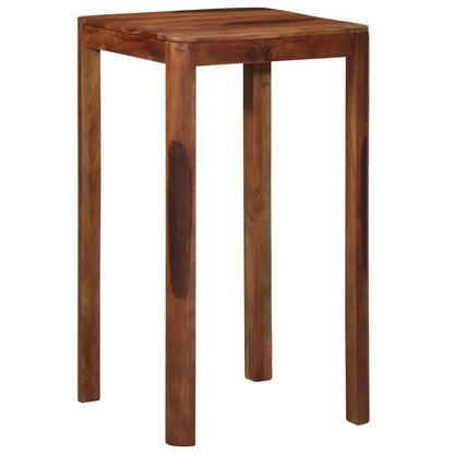 Bar Table 60X60X107 Cm Solid Wood Acacia