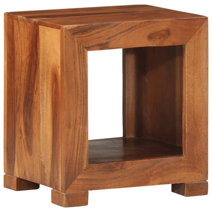 Side Table 37X29X40 Cm Solid Wood Acacia