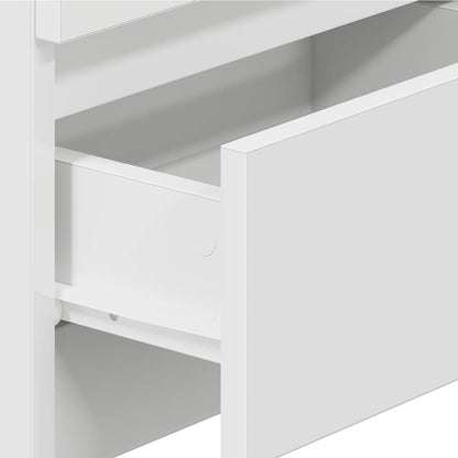 Bedside Cabinet With 2 Drawers White 40X33X60 Cm