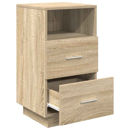 Bedside Cabinets 2 Pcs With 2 Drawers Sonoma Oak 36X36X68 Cm