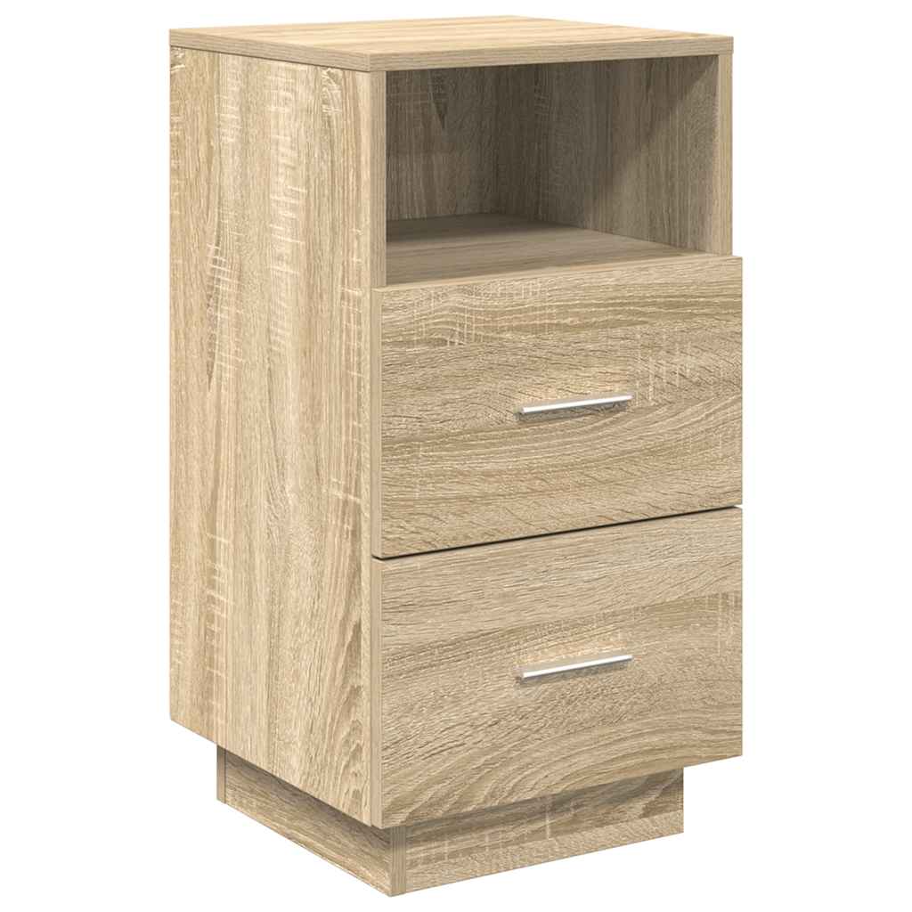 Bedside Cabinets 2 Pcs With 2 Drawers Sonoma Oak 36X36X68 Cm