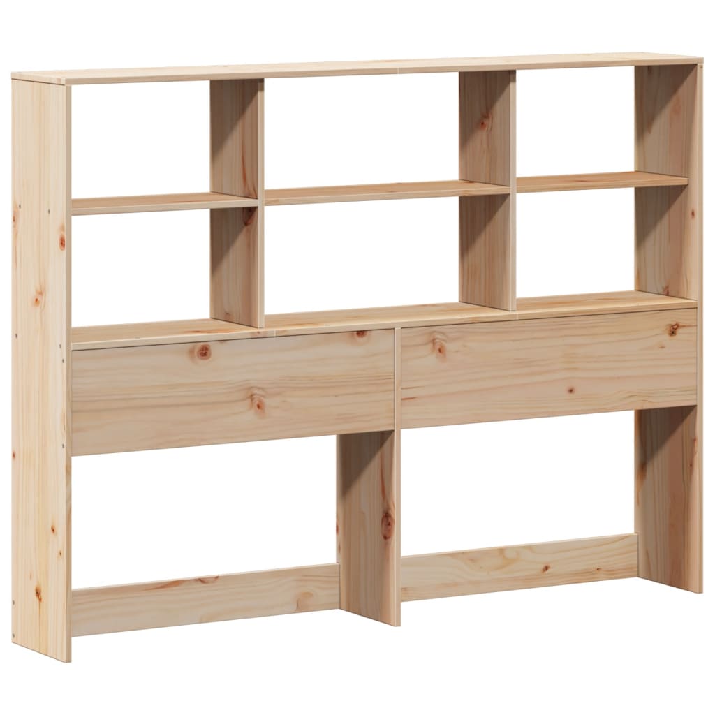 Bookcase Bed Without Mattress 120X190 Cm Small Double Solid Wood