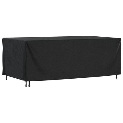 Garden Furniture Covers 2 Pcs Black 240X140X90 Cm Waterproof 420D