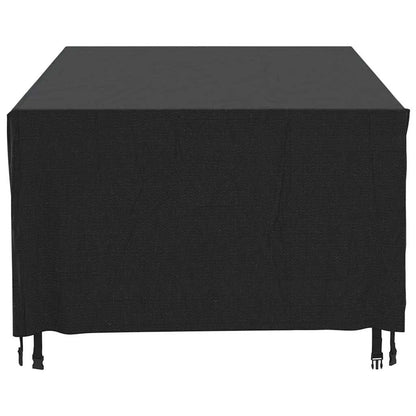 Garden Furniture Covers 2 Pcs Black 229X113X73 Cm Waterproof 420D