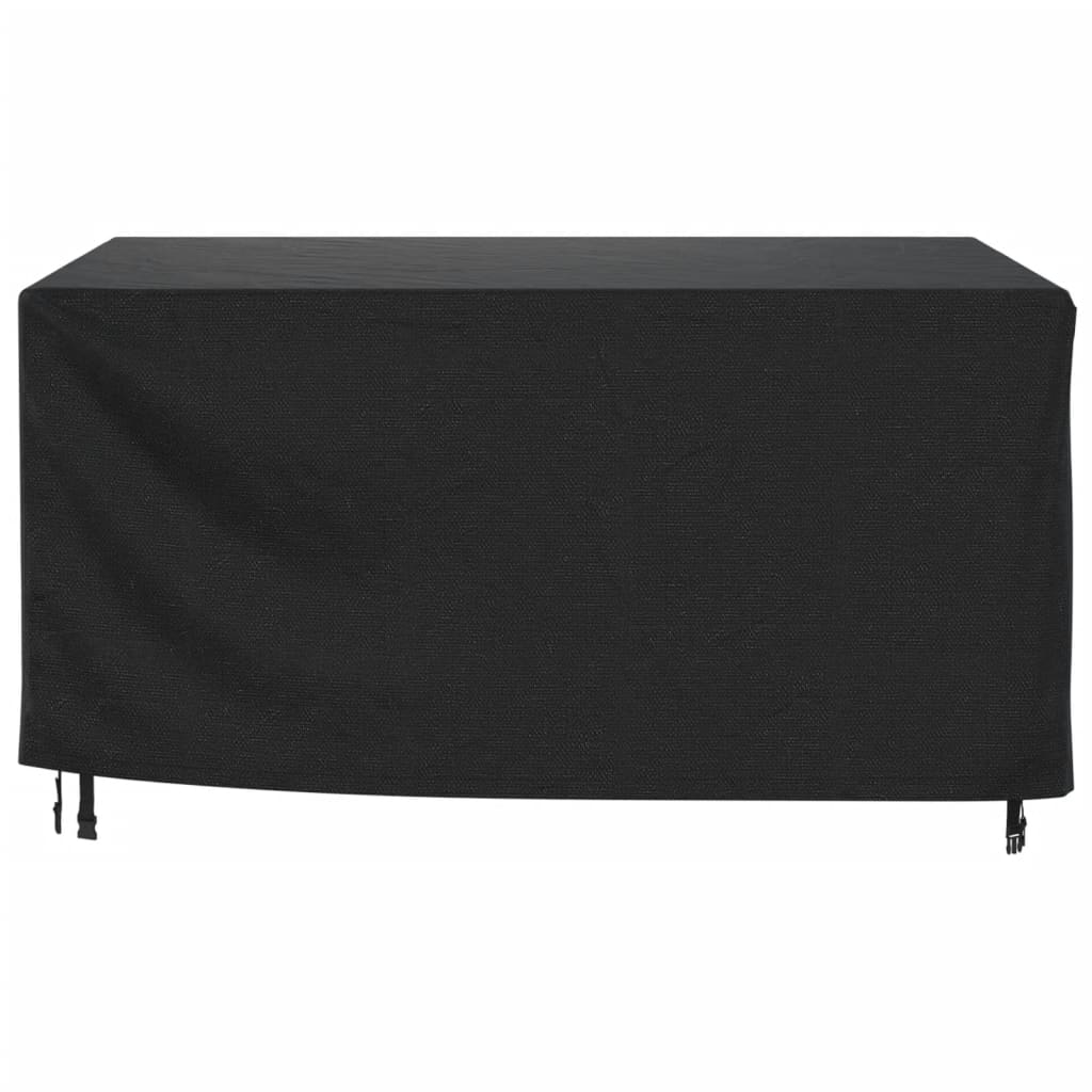 Garden Furniture Covers 2 Pcs Black 180X140X90 Cm Waterproof 420D