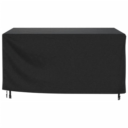 Garden Furniture Covers 2 Pcs Black 180X140X90 Cm Waterproof 420D