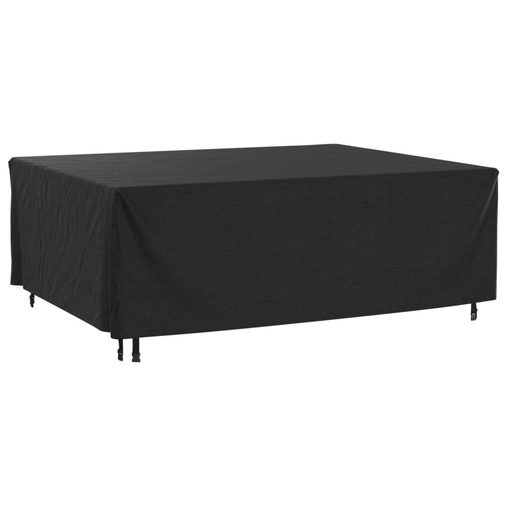 Garden Furniture Covers 2 Pcs Black 200X160X70 Cm Waterproof 420D