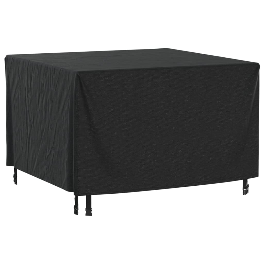 Garden Furniture Covers 2 Pcs Black 113X113X73 Cm Waterproof 420D