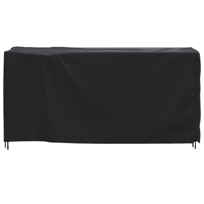 Garden Furniture Covers 2 Pcs Black 180X70X90 Cm Waterproof 420D