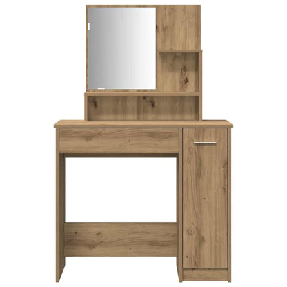 Dressing Table Set Artisan Oak Engineered Wood