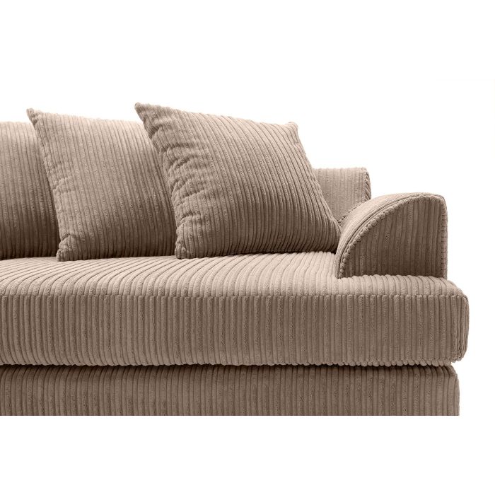 Fergasson Fabric Corner Sofa - Brown