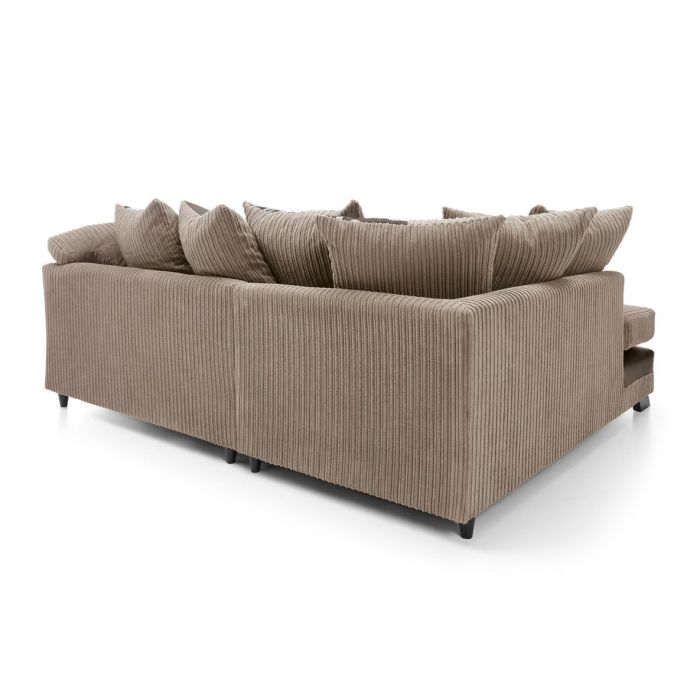 Illuminate Corner Sofa - Brown-Left Facing