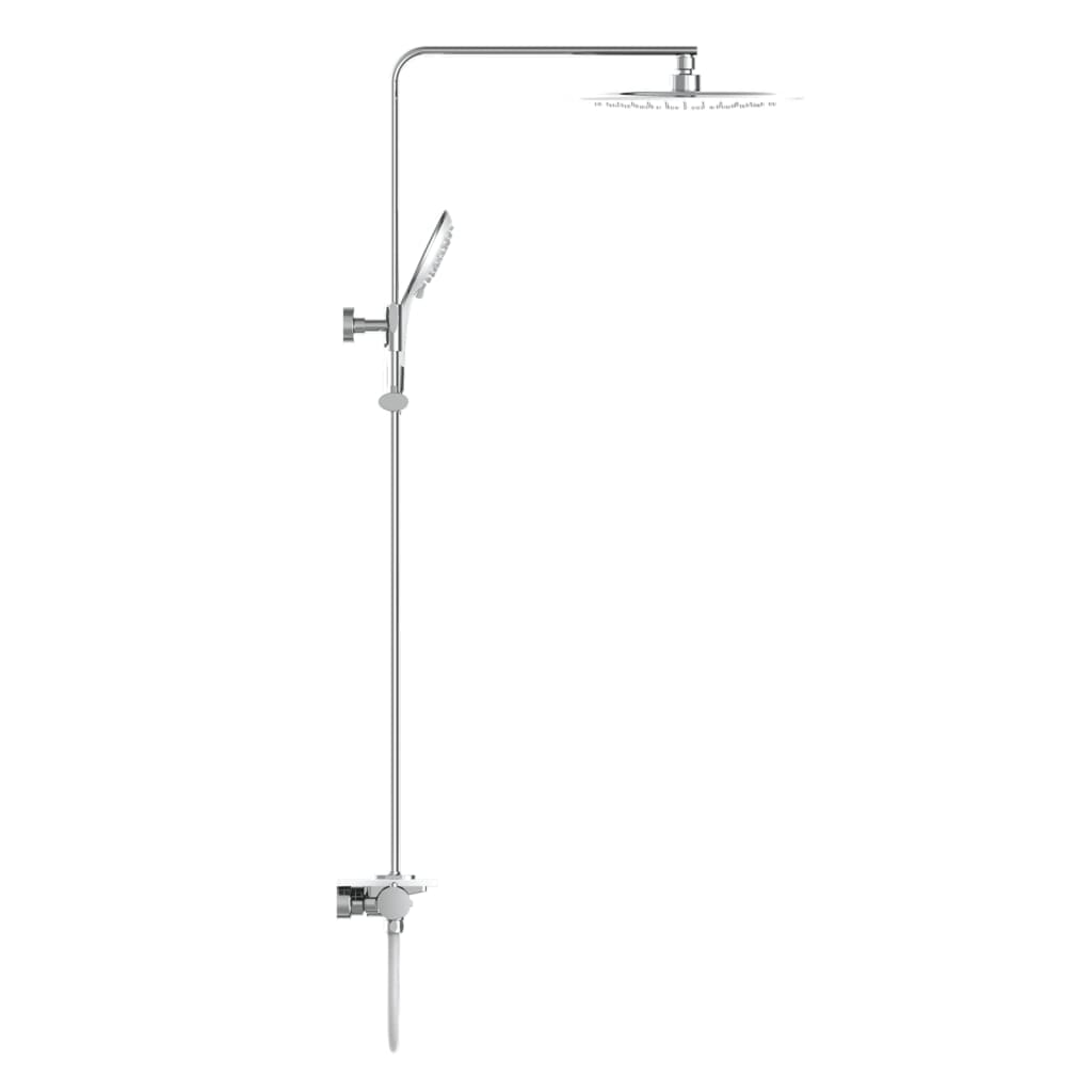 Eisl Overhead Shower Set With Thermostatic Mixer Grande Vita Chrome-White