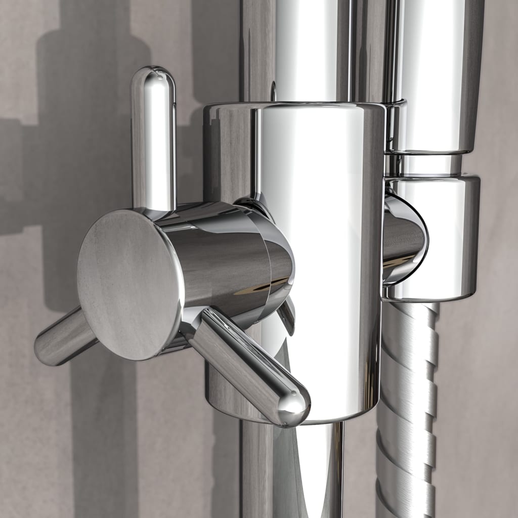 Eisl Overhead Shower Set Screwing Or Sticking Chrome