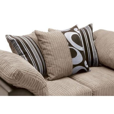 Illuminate 2 Seater Sofa - Brown Fabric