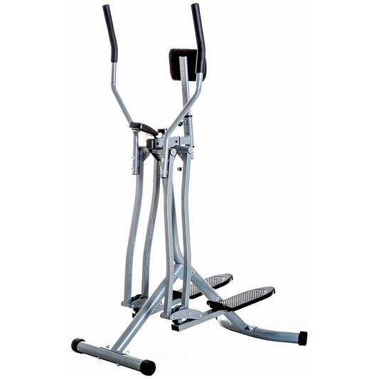 HOMCOM ir Walker Glider, Cross Trainer Fitness Machine, with LCD, for Home Gym, Grey