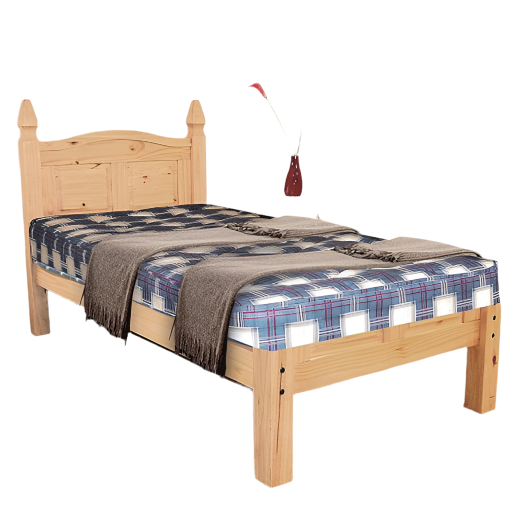 Waltham Solid Wood Bed Frame With Low Footend - Single Bed