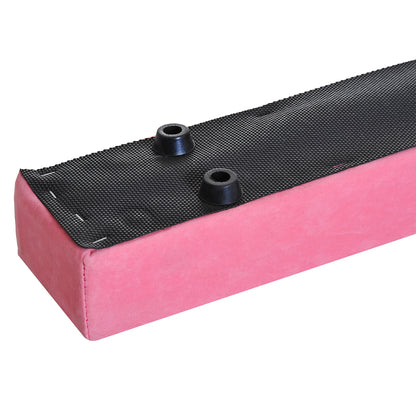 HOMCOM .1M 7FT Gymnastics Folding Balance Beam Home Gym Training Exercise Sports - Pink