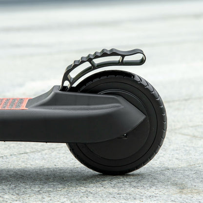 HOMCOM olding Electric Scooter with Brake, for Ages 6+ Years, 8km/h Maximum Speed, Red