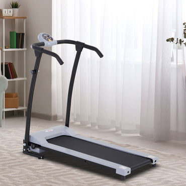 HOMCOM oldable Walking Treadmill, Aerobic Exercise Machine w/ LED Display, for Home, Office, Fitness Studio