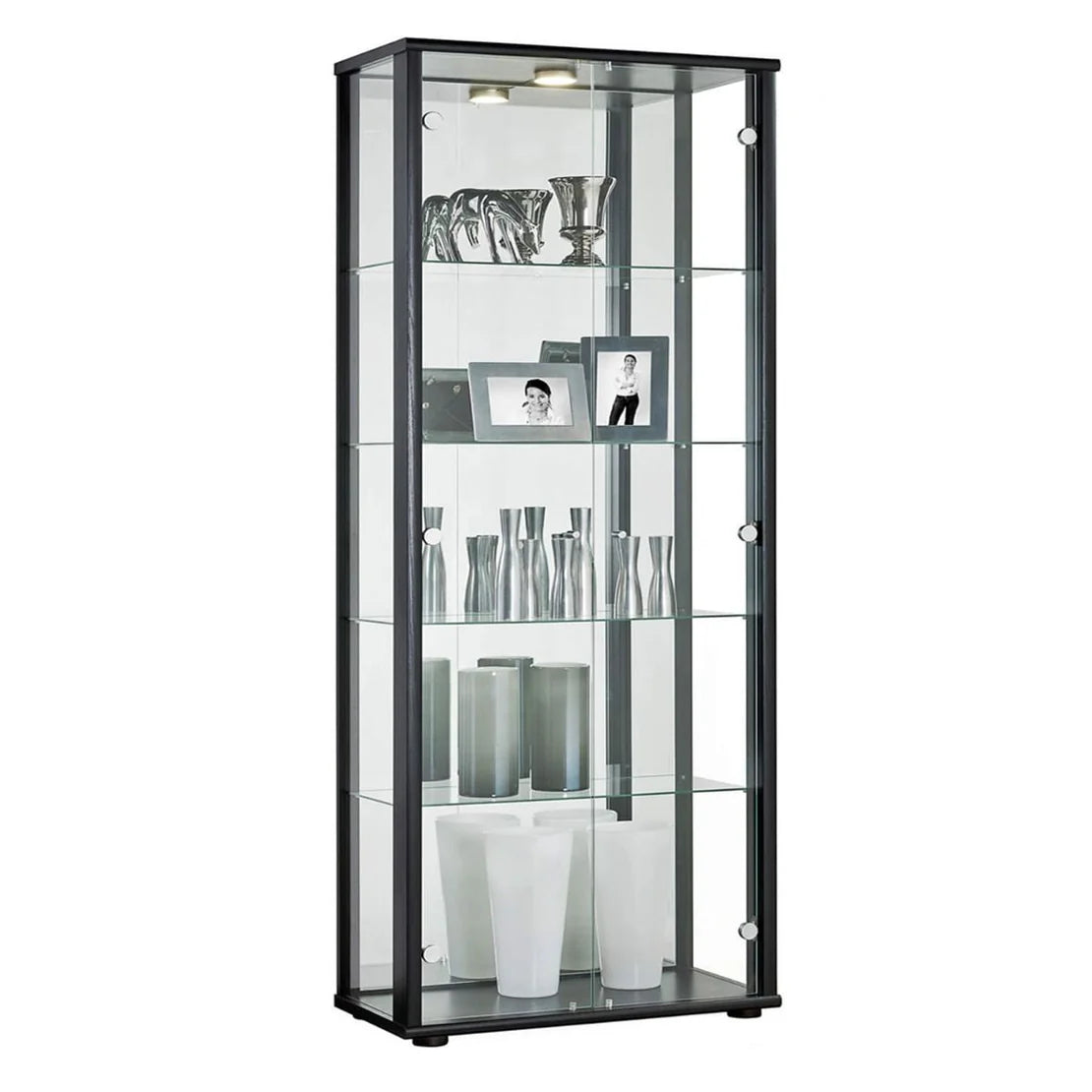 Everleigh 2 Door Display Rack - Black - Nestium