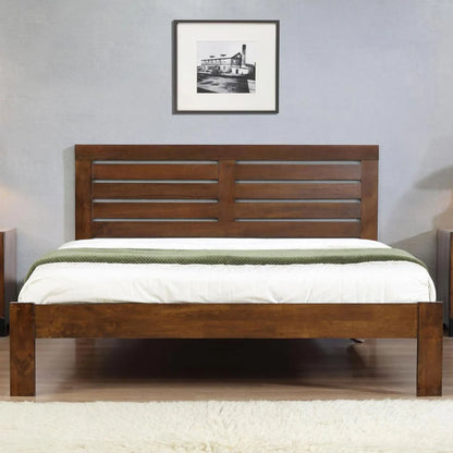 Marcella 3ft Single Size Bed - Rustic Oak