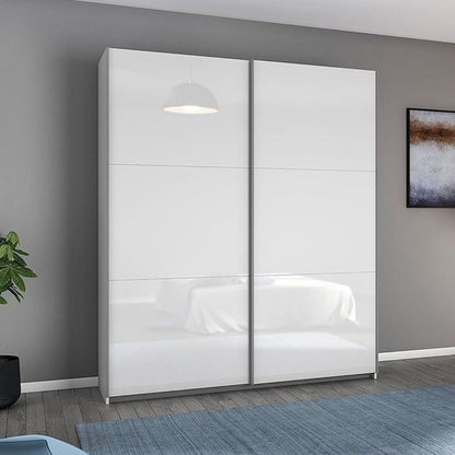 Rauch Aurelio Sliding Wardrobe White Gloss