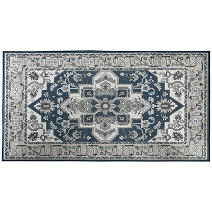 HOMCOM intage Rugs, Area Rugs Large Carpet for Living Room, Bedroom, Dining Room, 80x150 cm, Grey