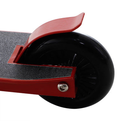 HOMCOM eens Lightweight Steel Stunt Scooter Red