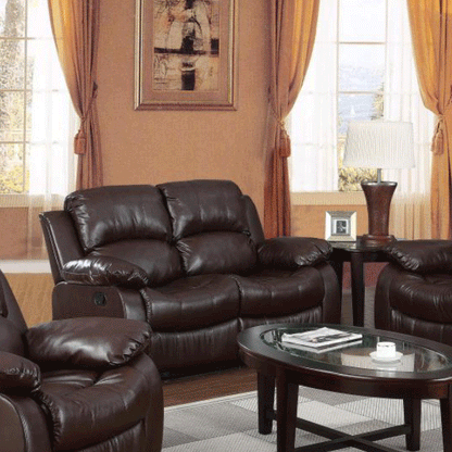 Corby 2 Seater Recliner Brown - Full Bonded Leather