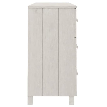 Abril Pinewood Chest Of 6 Drawers In White