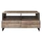 Grande Oak Coffee Table with 2 Drawers - Adkins Wooden Design for Living Room Storage