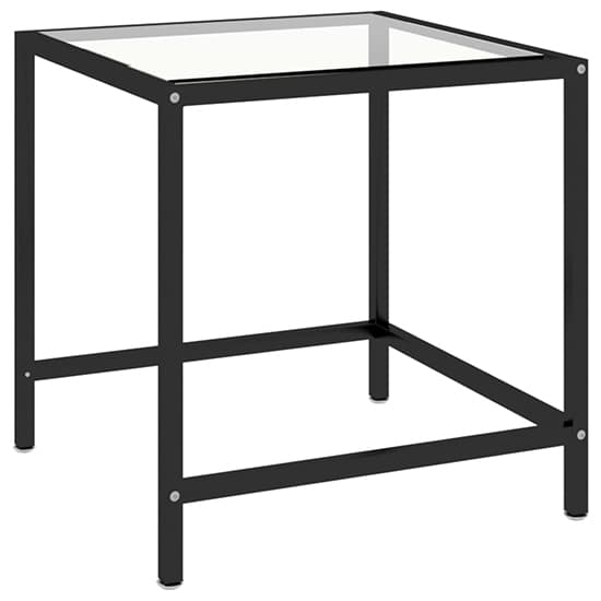 Akio Glass Coffee Tables With White Marble Effect Undershelf