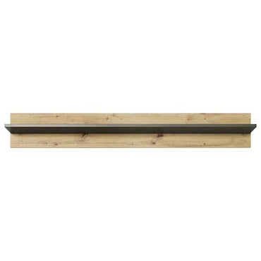 Artisan Oak Wall Shelf - Alaro Wooden Display Shelf for Home Decor