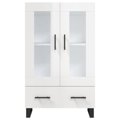 Alivia High Gloss Display Cabinet With 2 Doors In White