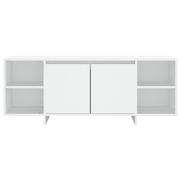 Aloha Wooden TV Unit With 2 Doors In White