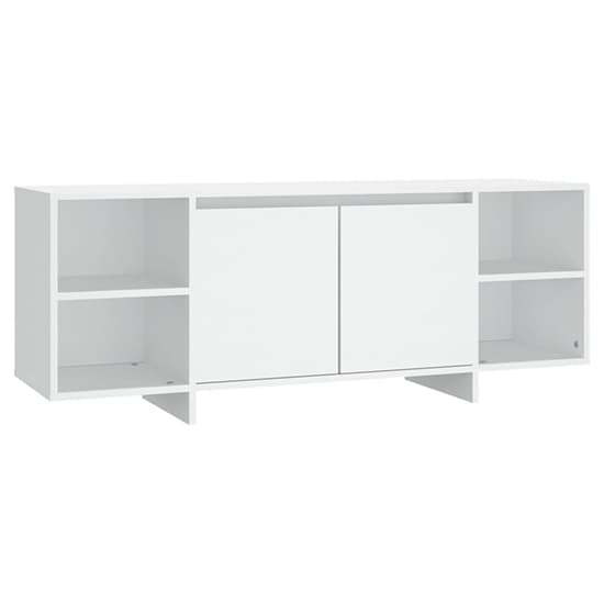 Aloha Wooden TV Unit With 2 Doors In White