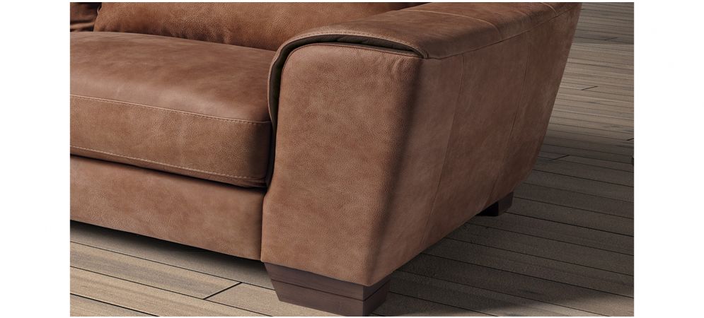 Ambassador Brown Leather 3+2 Sofa Set With Wooden Legs Newtrend Available In A Range Of Leathers And Colours 10 Yr Frame 10 Yr Pocket Sprung 5 Yr Foam Warranty