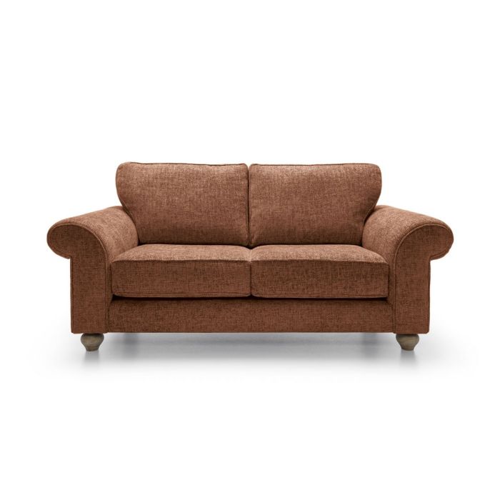 Zazzles 2 Seater Sofa - Burnt Orange Fabric