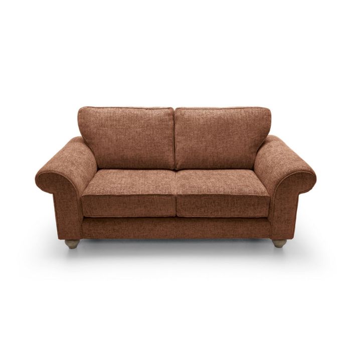 Zazzles 2 Seater Sofa - Burnt Orange Fabric